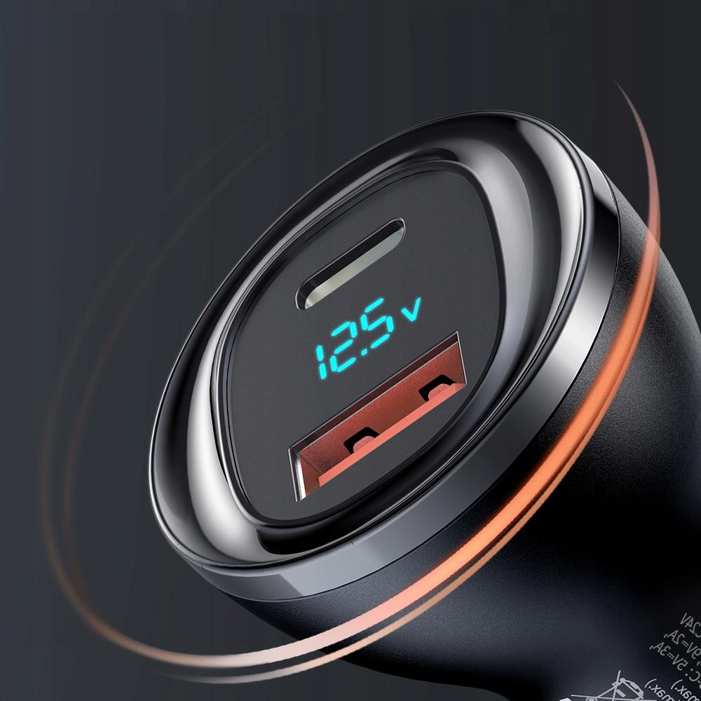 Mcdodo Car Charger, Usb/ Usb-C, Pd 95W Lcd Cc-5670