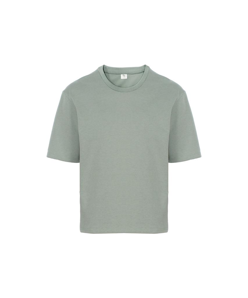 Laipeupeulipis Men'S Oversized Uv Plain Short Sleeve T-Shirt Green