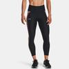 Under Armour Logo Print Spliced Slim Fit Sports Leggings Women Bottoms Black 1369288-002