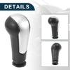 TUCKBOLD Manual Gear Shift Knob for Chevrolet Spark Durable Black Silver 5-Speed 2011-2016, 1pc, Plastic,