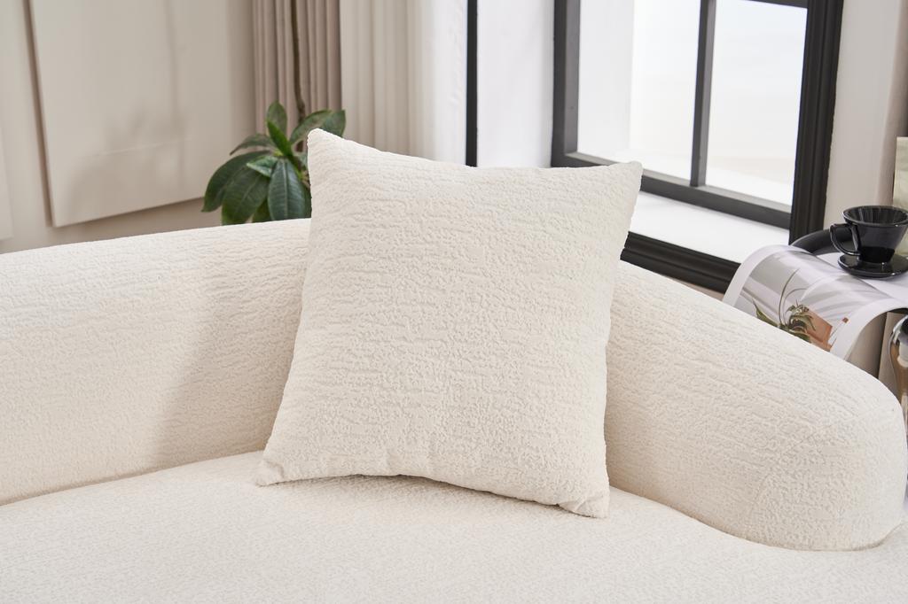 Modular Curved Sofa, Compressed Sofa, Chenille Modern In a Box, 4-Seater, Comfortable & Stylish for Living Room & Apartment, Requires Installation.