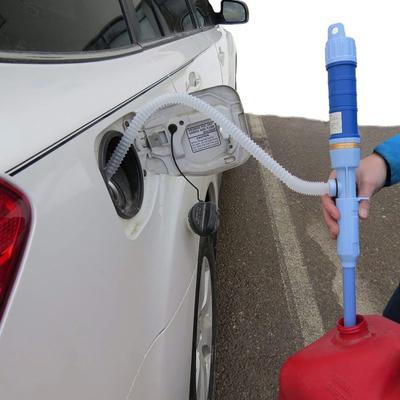 Bomba Sifão de Óleo Tubo Dobrável Conveniente Transferência de Líquido Confiável Bomba Operada a Bateria para Garagem