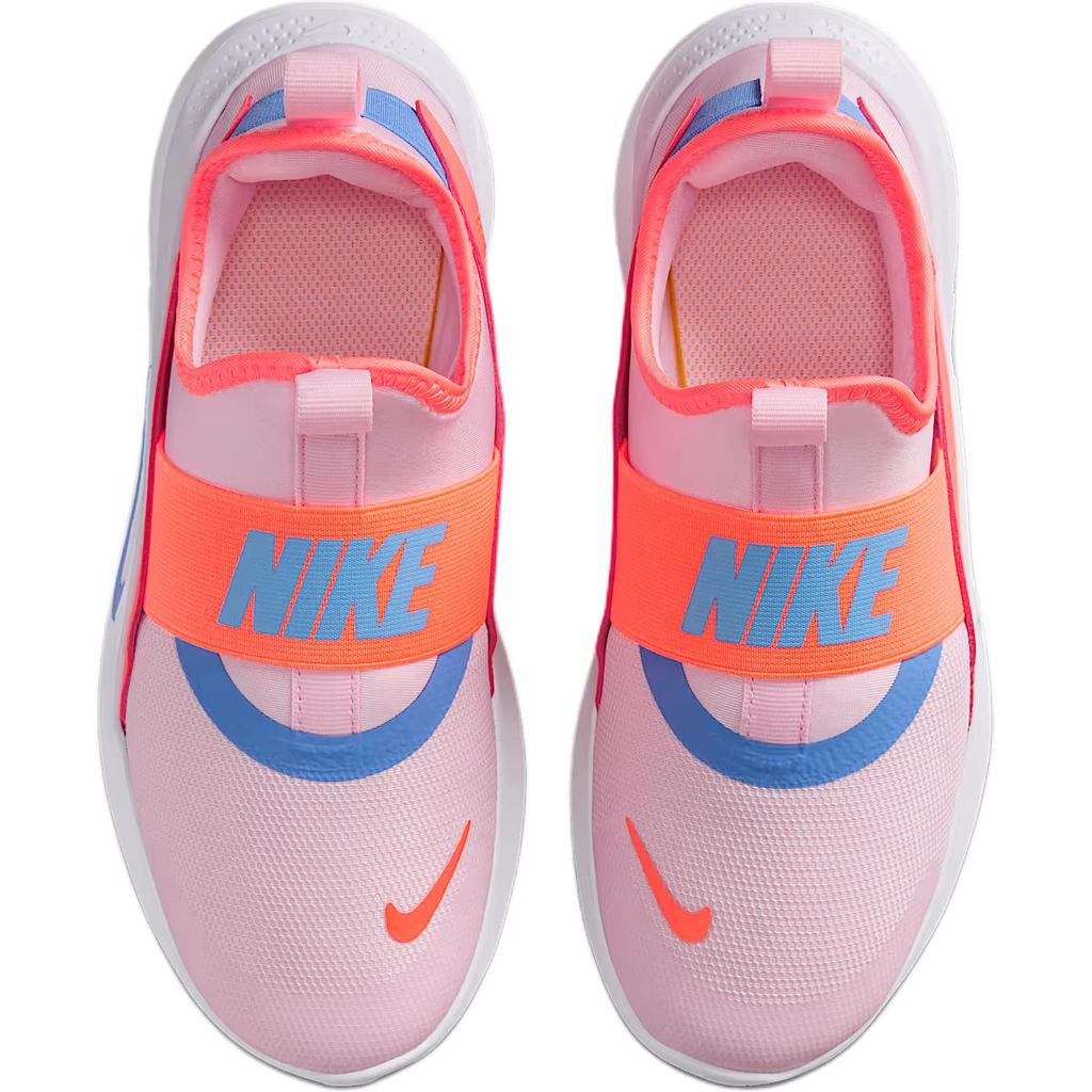 Nike Flex Runner Comfortable Versatile Fashion Trend Shock Absorption Low Top Kids Running Shoes Kids Running Shoes Pink Orange White IF2893-601