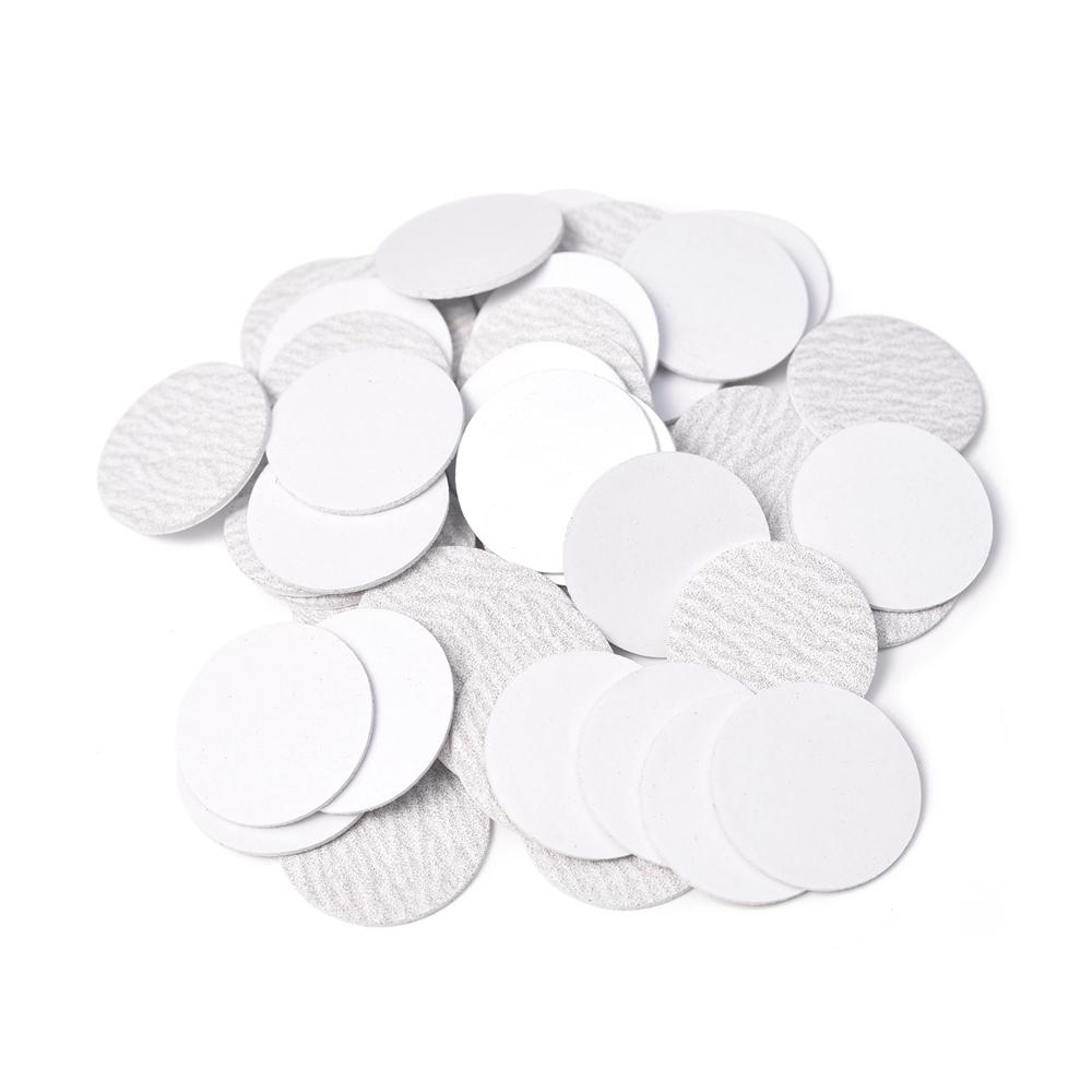 50/60 Stück Pediküre-Scheibe mit austauschbarem Schleifpapier Fuß Nagelhaut Schwielen Entfernung Nagel Schleifscheiben Bits Maniküre Feilenwerkzeug