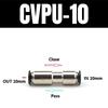 Pneumatic One-way Non Return Check Valve Original Replacement Straight Control CVPU AKH Non Return Plastic Check Car Pressure Regulators 5