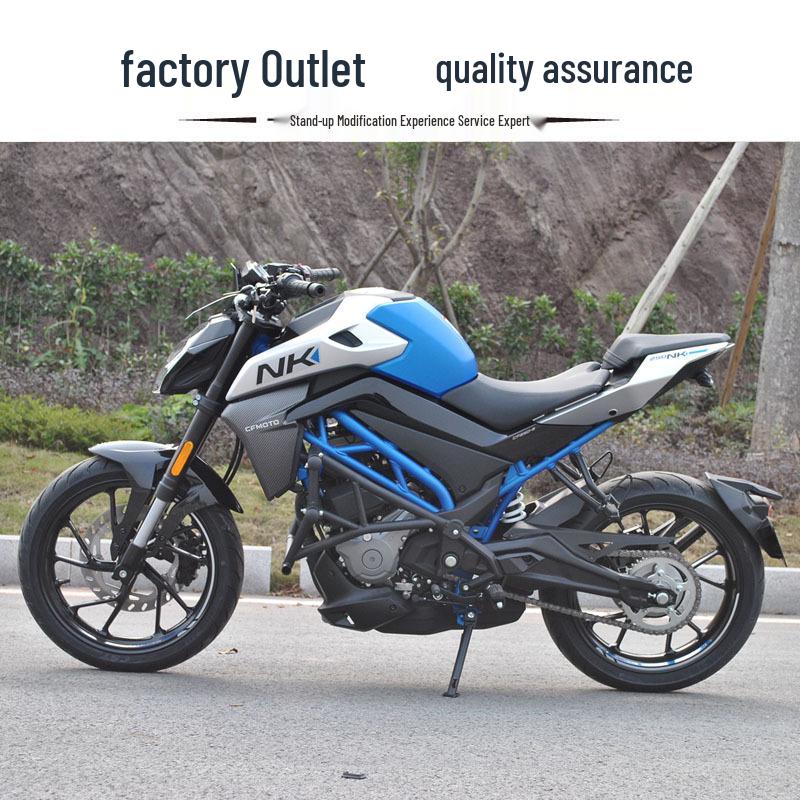 CFMOTO NK250 Front Guard: Motorcycle Crash Bar for Stunt Modification