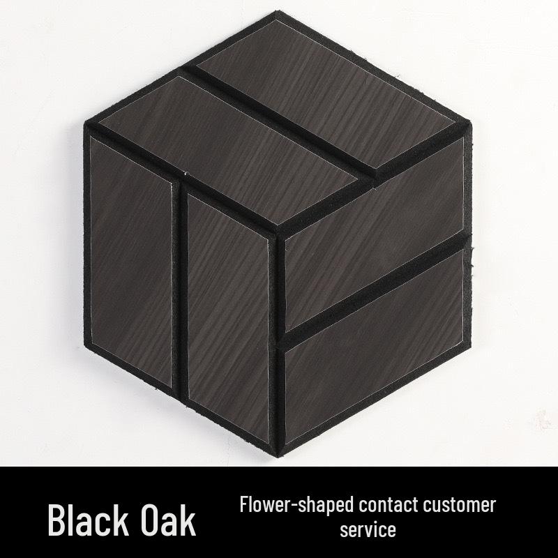 Hexagonal Wood Grain Sound Absorbing Panel for Studio and Piano Room