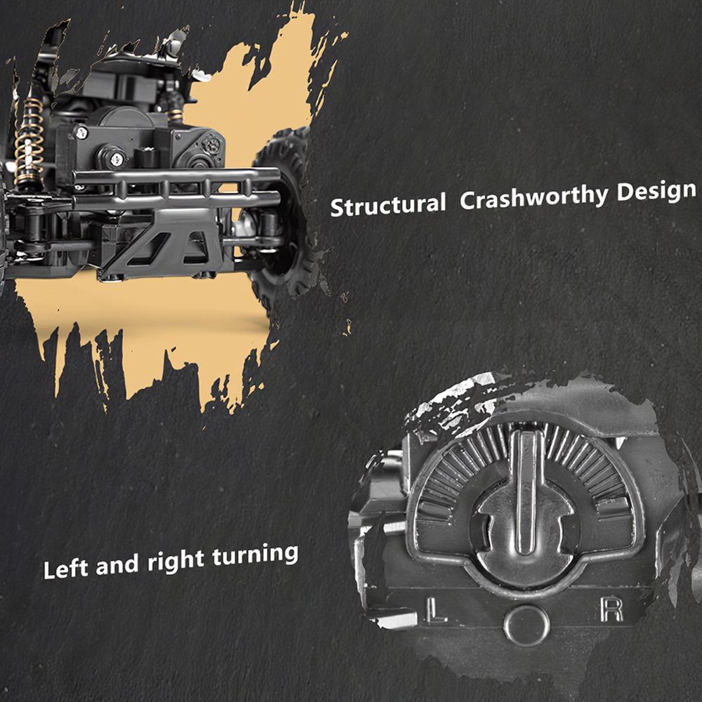 1/16 Off-Road Buggy Alloy RC Car 2.4GHz 4WD 15km/H High Speed Climbling Car