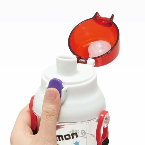Skater Children's Clear Plastic Water Bottle 480ml Pokemon 23 with Scale To Manage Hydration PSB5TRC-A