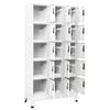 VidaXL Locker Cabinet White 90x40x180 Cm Steel 339820