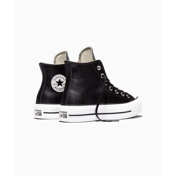 Converse Chuck Taylor All Star Lift High Schwarz Damen Sneakers Weiß 561675C