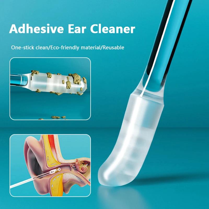 Who Cares for The Sticky Ear Stick Ear-plucking Artifact? Self-adhesive Ear-plucking Stick Ear-plucking Cotton Swab for Children