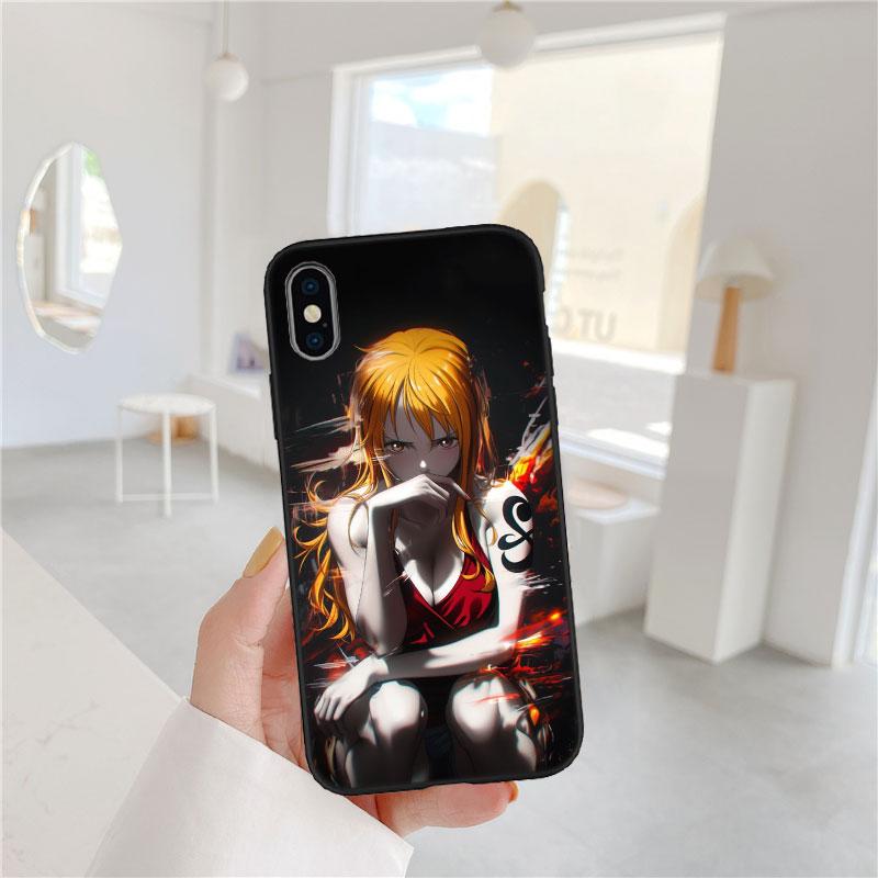 One Piece Luffy Nami Soft Shell Phone Case for OPPO A40 A60 A80 A15 A16 A16K A12 A17 A17K A54 A54S A53 A53S A55 A56 A57 A98 F23