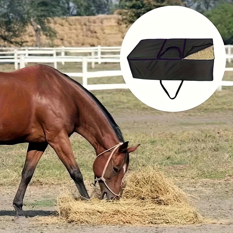 Universal Slow Feed Hay Bag for Horses, Cattle & Sheep, Heavy-Duty Large Capacity, Durable & Portable for Pasture & Stable