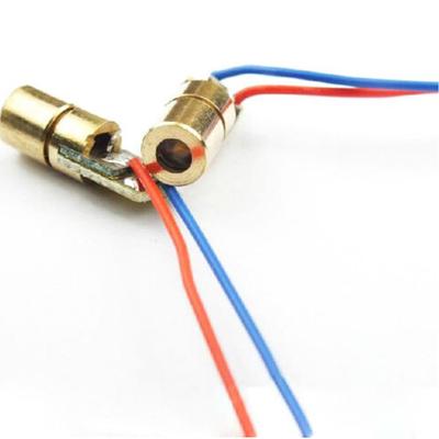 50PCS 650nm Laser Dot Diode Module Copper Head Diode Red Laser Circuit 3-5V 5mW
