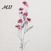 Maintenance Free Floral Decor Artificial Camellia Flowers, Realistic Fake Faux Silk Hotel Lobby Flower Decorations Bendable Stems for Home Vase