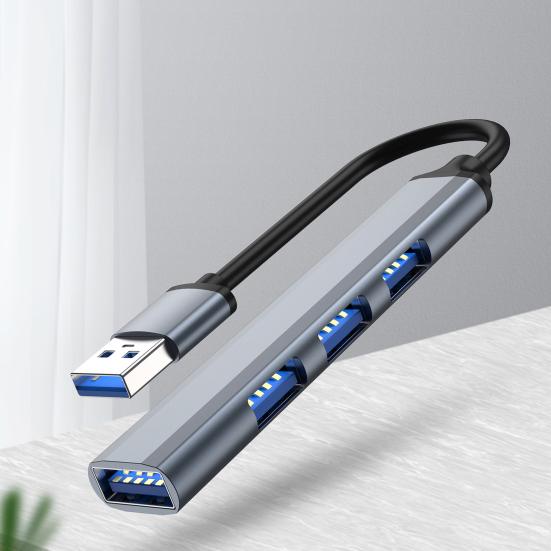 Premium USB Expander 4 Ports Ultradünn Plug Play