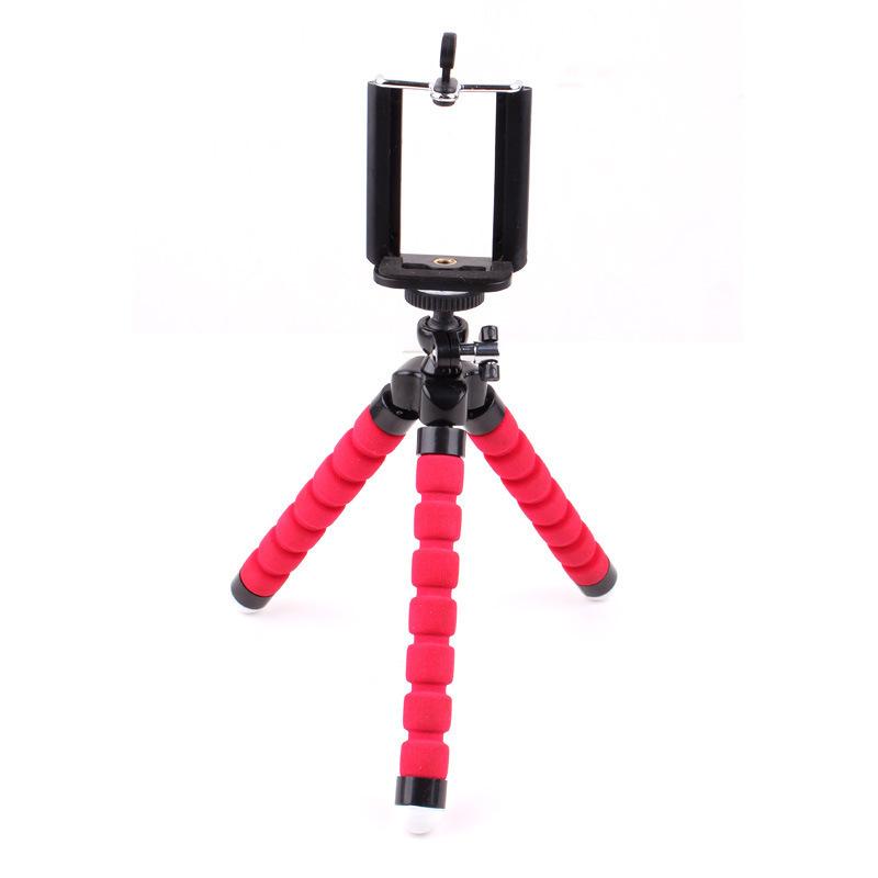 ERIKOLE Sponge Octopus Tripod Stand for Live Streaming Lazy Deformation Mobile Phone Holder Portable Camera Tripod