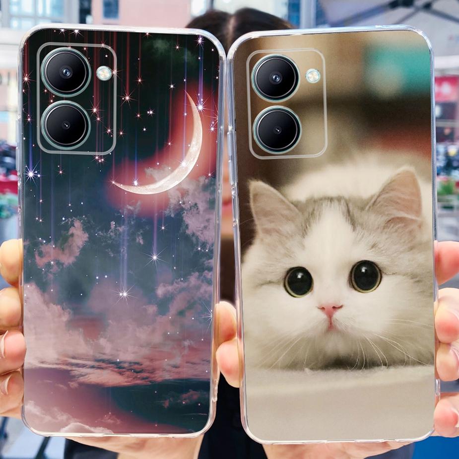 For Realme C33 2023 Case New Fashipn Painted Back Cover Soft Silicone Phone Case For Realme C33 C 33 RealmeC33 Fundas 6.5'' Bags