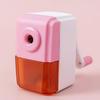 Xiaomeng Capybara Hand-Crank Pencil Sharpener with Automatic Lead Advance - Cute and Boxed, Perfect for Kids' Gifts