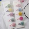 Hair Accessories Girls Fur Mini Ball Hairball Small Pompom Hairclips Hairpins Barrette Hair Clip