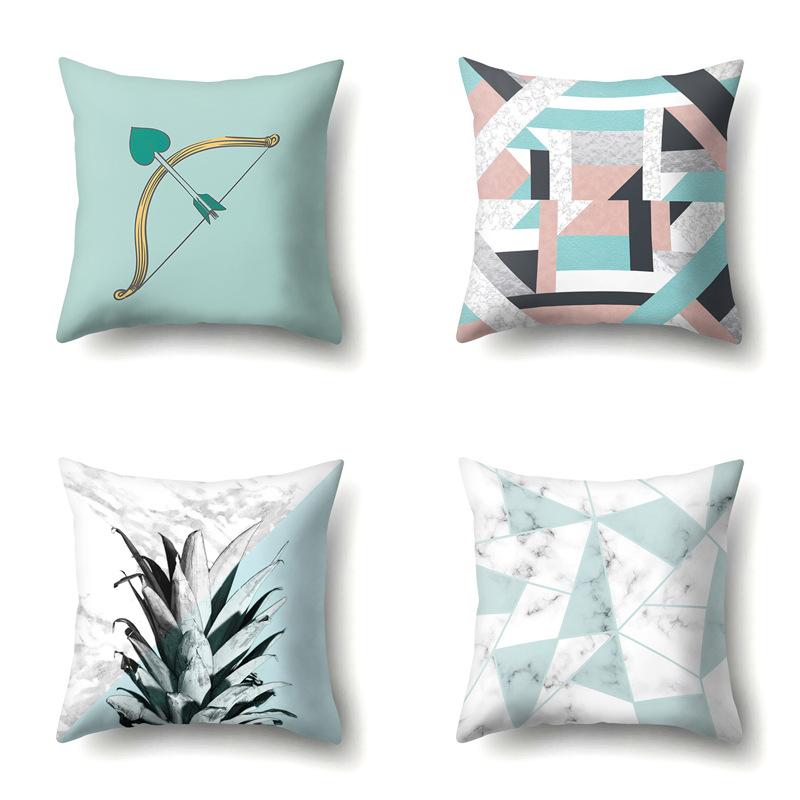 Polyester Pillowcase Automobile Decoration Home Printed Pillowcase