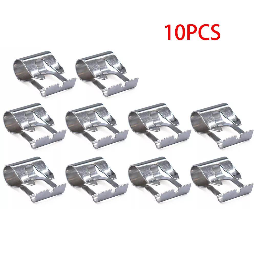 Universal Windscreen Wiper Linkage Rod Arm Link Mechanism Repair Clip Kit Spring Auto Replacement 10pcs