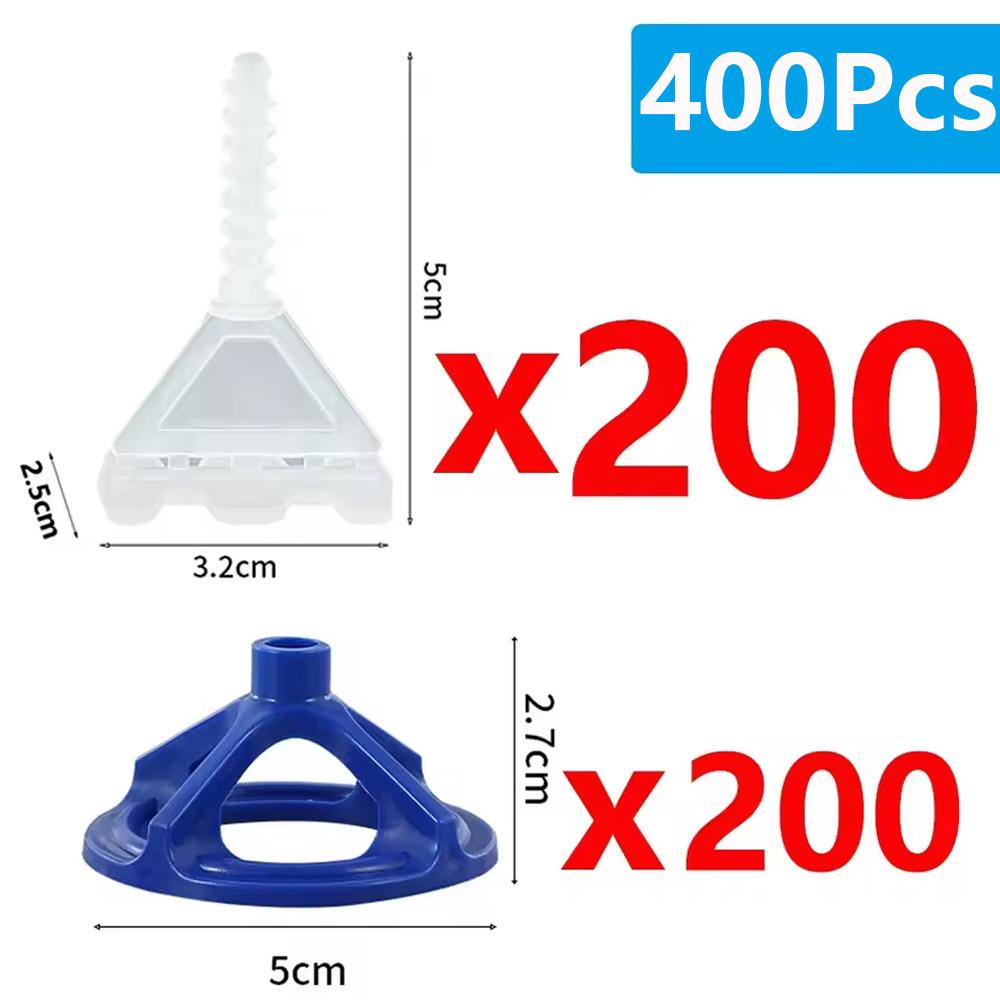 50/500/800 stuks spiraalvormige keramische tegelnivelleringsclips, afstandhouders, spanbanden, wiggen voor het leggen van tegels, wand- en vloerbevestiging, bouwgereedschap