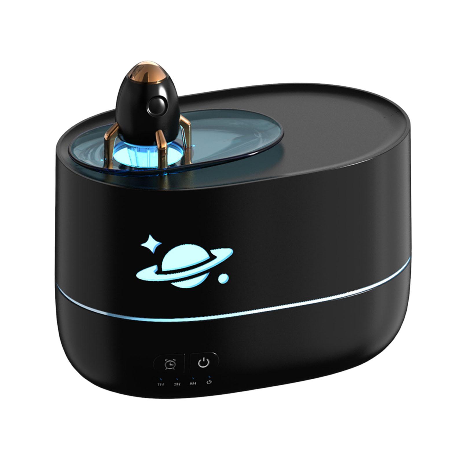 

Essential Oil Diffuser with Rocket Night Light Flame Aroma Air Humidifier Aromatherapy Machine for Bedroom Home Office Yoga