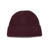 Cold Hat Men's Winter Warm Solid Color Short Melon Fur Hat Men's Dome Wool Knitted Hat Retro Beanless Winter Hat