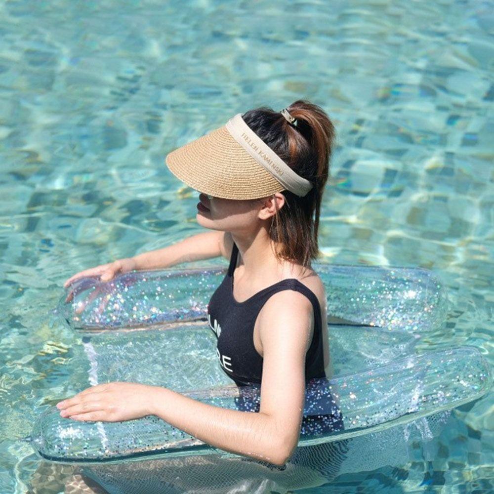 Foldable Water Hammock Recliner Inflatable Sea Swimming Ring  for Beach River and Pool