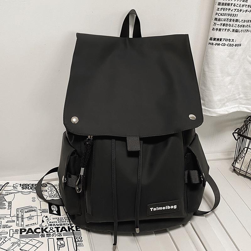 School Bag Elementary School Girl College Student Junior High School Student Burgundy Backpack Male Backpack