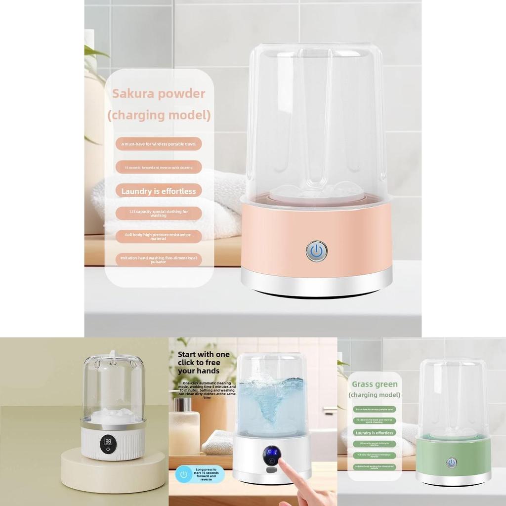 Mini Portable Washing Machine With Uv Sterilization For Baby Clothes And Underwear