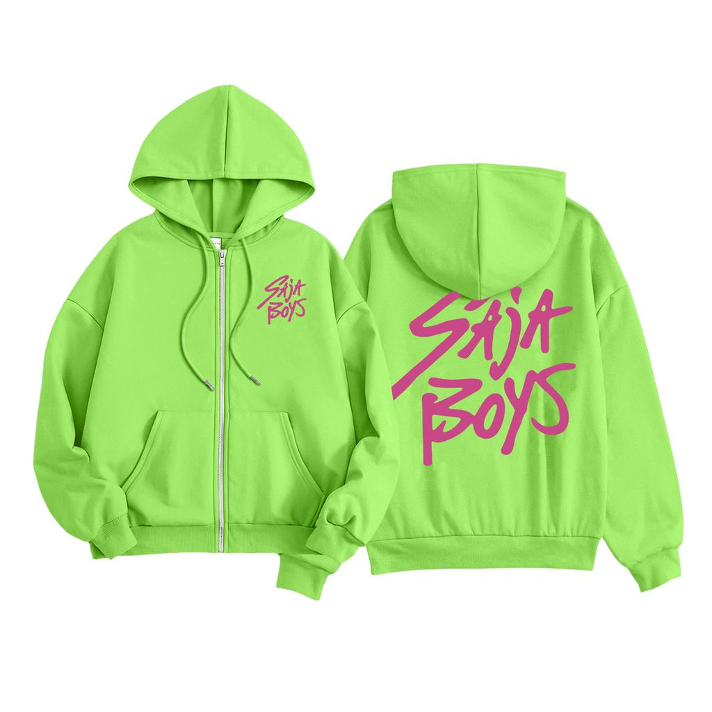 Kids Fashion Women's Lightweight Long Sleeve Zipper Hoodie Printed Hoodie With Pockets