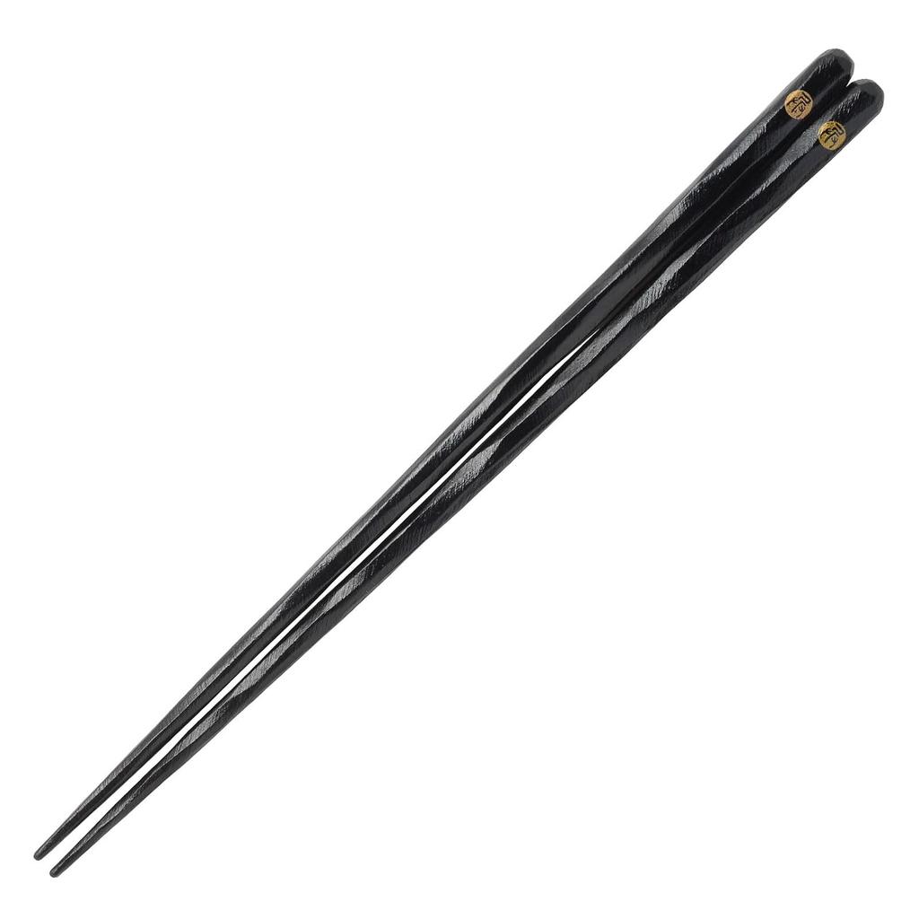 Hyozaemon Wakasa-nuri Chopsticks Kizuri Fukui Prefecture Obama Production Black 23.5cm HC-0103