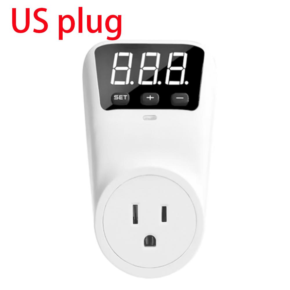 HLP02 Voltage Protector Automatic Reset Over Under Voltage Protector Socket Digital Display Power Surge Protector EU US Plug