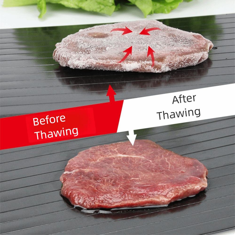 Rectangular Thawing Plate Aluminum Meat Thaw Frozen Board Fast Defrosting Tray Restaurants
