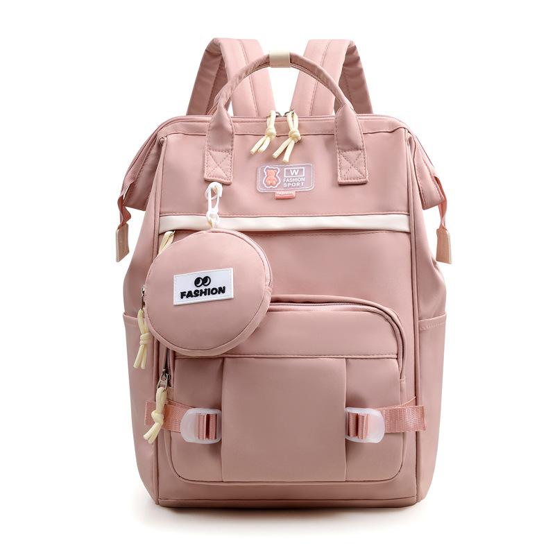 Schoolbag Japanese ins style schoolbag female junior high school student high value girl backpack simple travel Korean version portable backpack