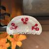 Acetate Acetic Acid Hair Claw Korean Style Geometry Hair Crab Clip Cherry Shark Clip  Headwear
