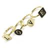 Les Trésors De Lily [M8180] - Plural Ring 'Love' Black Gold
