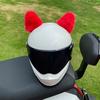 2Pcs Motorcycle Helmet Plush Cat Ears Stickers Decoration Motocross Helmet Cosplay Plush Full Face Off Road Helmet Decor