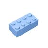 Non-Toxic 50G/20Pcs 3001 2X4 High 8-Hole Building Block Moc Color Loose Parts Compatible With Brick Diy Children'S Toy Assembly