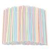 Disposable Elbow Material Straws Juice Drink Milk Tea Straws Random Color
