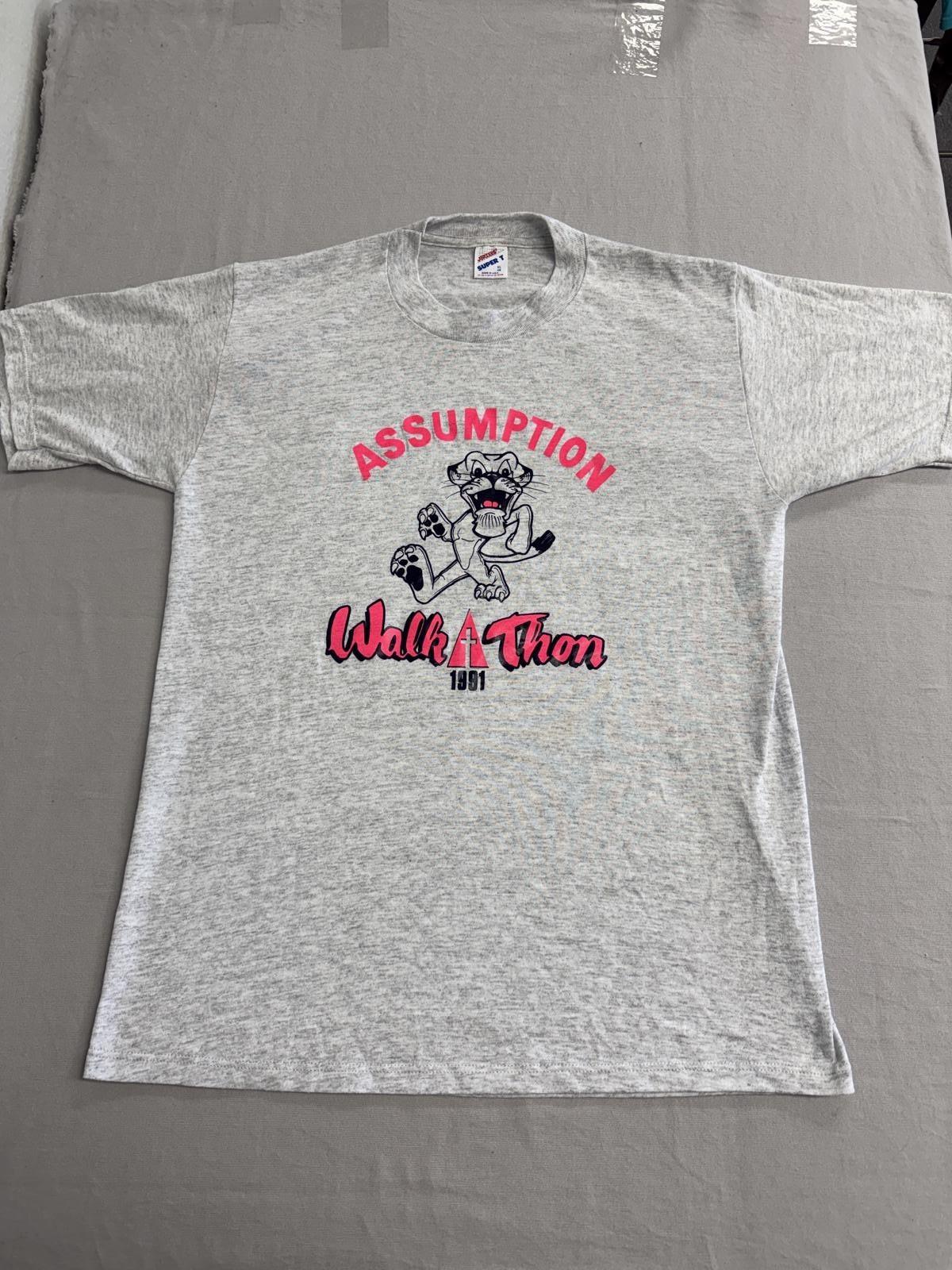Винтажная футболка Католической школы Успения, Забег 1991 XXXL