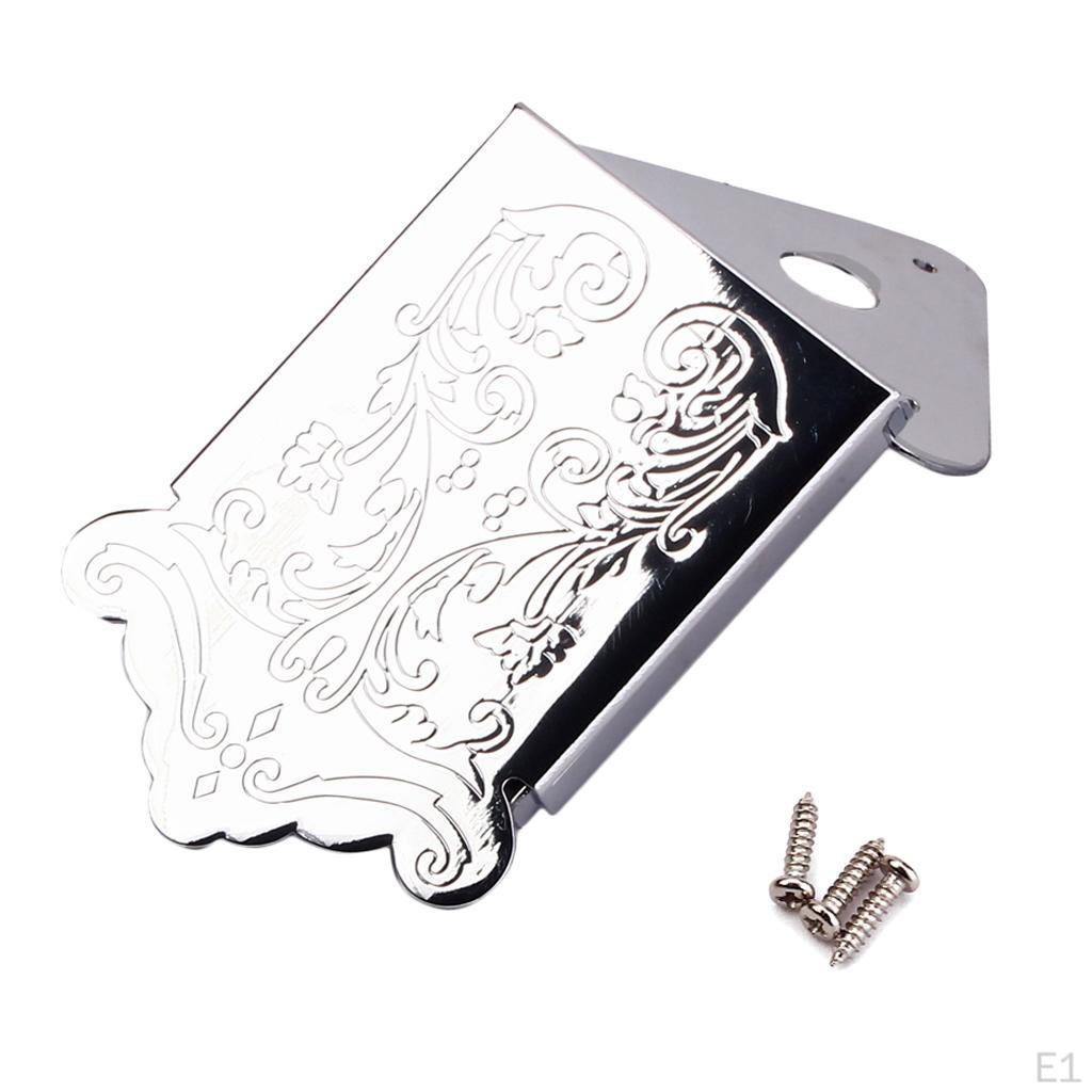Mandolin Triangle Tailpiece Screw 6 Strings Box Guitar