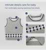 2025 Boys' Cartoon Knitted Sweater Vest - Korean Campus Style for Spring & Autumn
