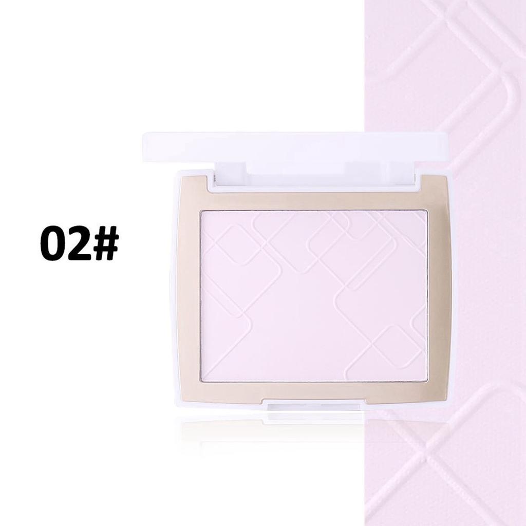 Long-lasting Powder Cake Natural Makeup Setting Square Box Loose Powder Makeup.