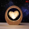 3D Inner Carving Planet Night Light Luminous Crystal Desktop Ornament