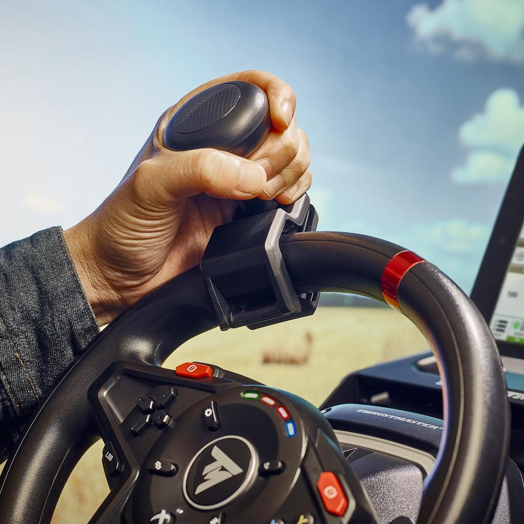 Thrustmaster SimTask Steering Kit for T128 and T248 Farming Horizontal Position Change Warranty Simulators, Mount, 1-Year Manufacturer's