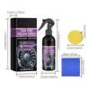 100ml Tire Coating Spray Gloss Wheel Restorer Agent Spray Polishing Brightener Auto Care Re-Black Tire Refurbishing Agent